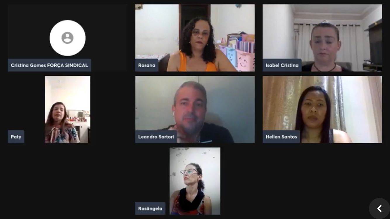 Leandro Sartori participa de live com professoras da rede municipal de educação